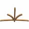 Ekena Millwork Davenport Timber Gable Bracket, Western Red Cedar, 84"W x 53"H x 3 1/2"D x 3 1/2"F, 15/12 Pitch GBW084X53X0404DAV00SWR - alternate 5